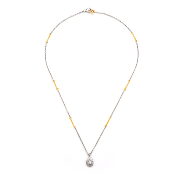 Pear Shaped Twist Necklace