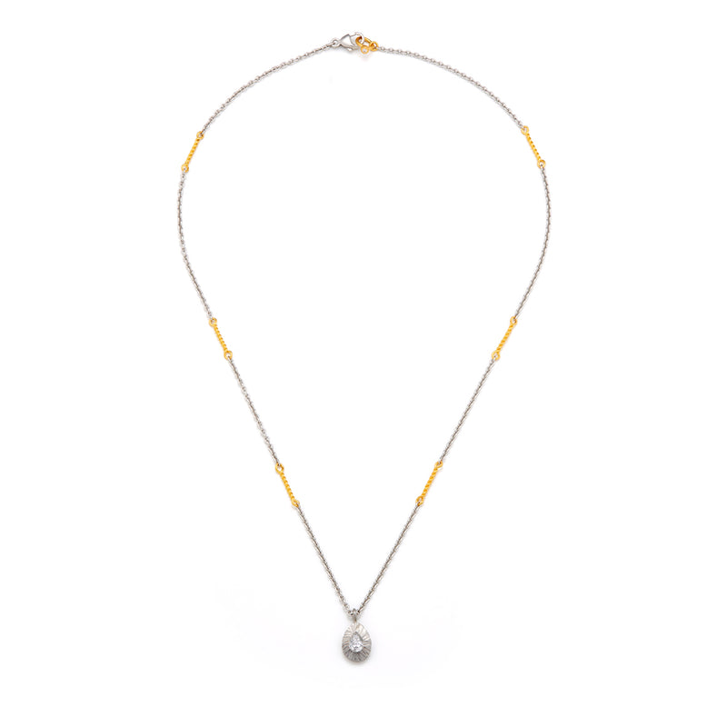 Pear Shaped Twist Necklace