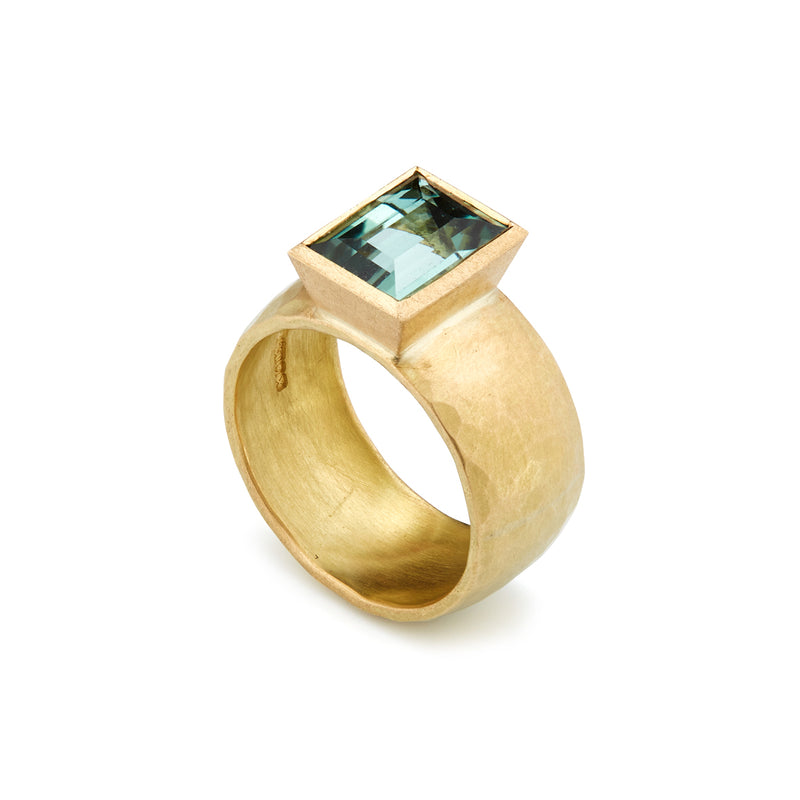 Baguette Cut Tourmaline Ring